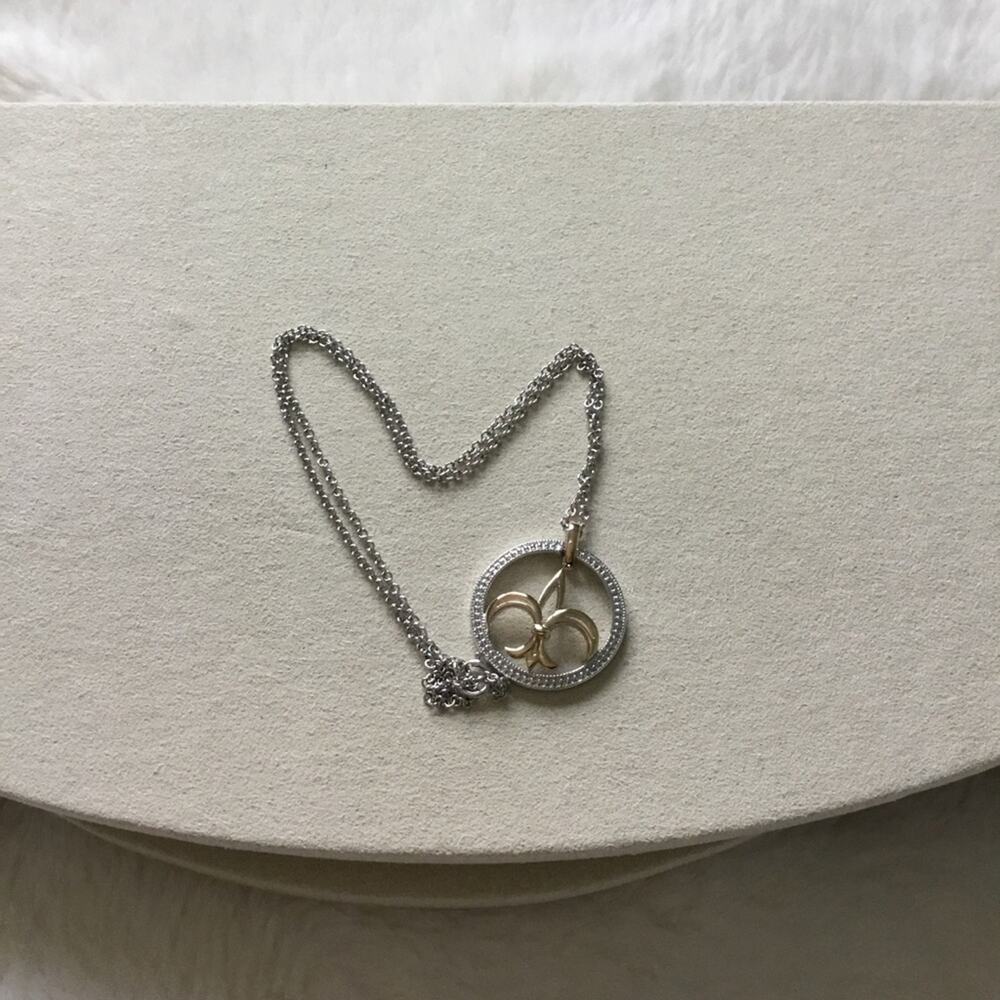 Sterling Silver Crystal Rocket Necklace - Picture 4 of 8